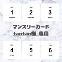 【tantan様 専用】 ましかく マンスリーカードのサムネイル
