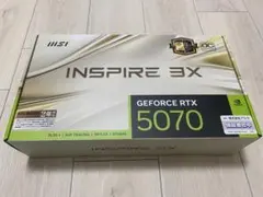 MSI GeForce RTX5070 INSPIRE 3X OCのサムネイル