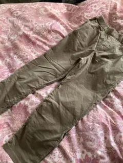 美品★スタジオクリップテーパードコーデュロイイージーパンツブラウン