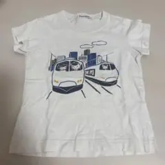 familiar ファミリア 100cm 新幹線 ファミちゃん Tシャツ