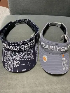 PEARLY GATES バイザー 2点セット