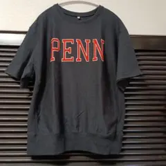 PENN 半袖 スウェット Tシャツ5分丈 M