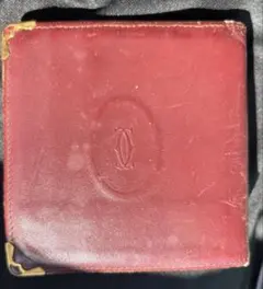 Cartier 二つ折り財布 赤のサムネイル
