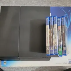 PlayStation 4 ジェットブラック 本体 ソフト5本セット