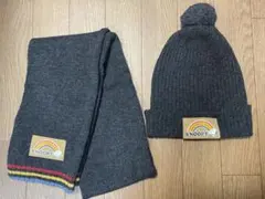 ミキハウス　帽子&マフラーセット