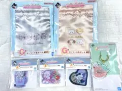 mikko 一番くじ　ドリーミー クリアチャーム　クリアステッカー　ポーチ