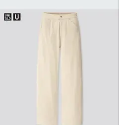 UNIQLO U ワイドフィットカーブツイルジャージーパンツ　 62