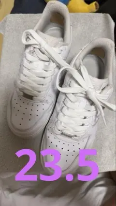 NIKE AIR FORCE 1 ホワイト ローカット スニーカー