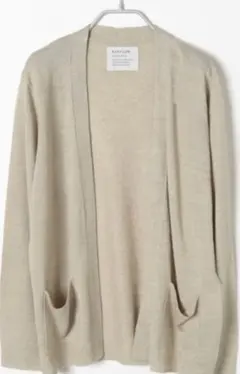 ベイフロー　リネンラップカーディガン