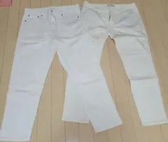 ユニクロ　スリムボーイフレンド　テーパードデニム フィット パンツ　27