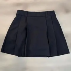 GU ミニスカート ブラックネイビー Sサイズ プリーツ スコート キュロットのサムネイル