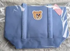 未開封 ライトブルー 小 フェイラー オールドテディ ワッペントート