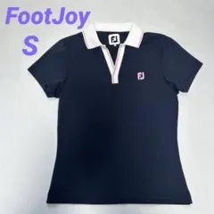 美品 Footjoyフットジョイ レディースゴルフポロシャツS ネイビー FJのサムネイル