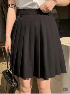 Dazy 黒 プリーツミニスカート Lサイズ