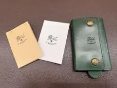 【キーケース】イルビゾンテ IL BISONTE グリーン レザー 本革