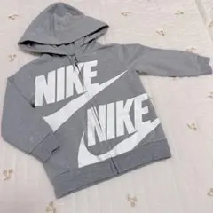 【美品】NIKE フルジップパーカー 18M グレー