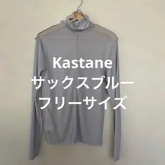 Kastane タートルネックロングT シアートップス FreeSize