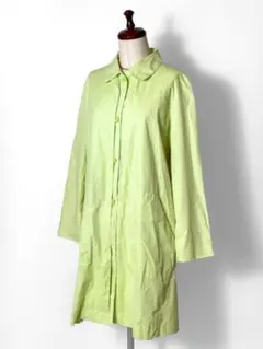 COMME CA ISM スプリングコート ライトグリーン
