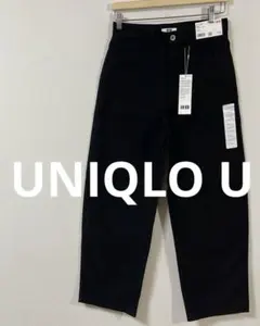 ユニクロユー　UNIQLO U　ラウンドジーンズ　サイズ26　ブラック　新品のサムネイル