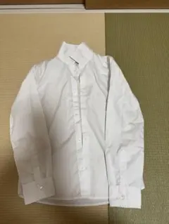 H&M イージーアイロン 長袖シャツ ホワイト