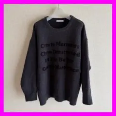 【新品】chocol raffine robe レディースセーター　グレー　Fのサムネイル