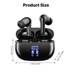 ワイヤレスイヤフォン 40時間再生