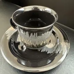 ARABIA aurora borealis カップ＆ソーサー｜北欧 ラスター釉