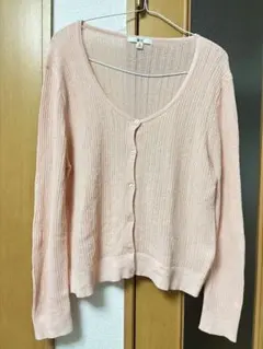 ユニクロ　レースラウンドネックショートカーディガン　XL