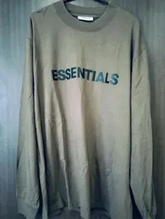 ESSENTIALS FOG ロンT 長袖 Tシャツ カーキ