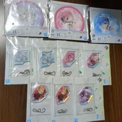 エ*ス様 リゼロ 1番くじ G賞H賞 アクリッツチャーム カップめんウエイトコー