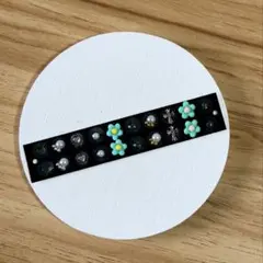 耳つぼジュエリー(マグレイン銀粒クリア)