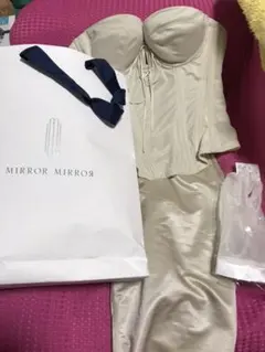 MIRROR MIRROR 4点セット★ビスチェ★パンツ★グローブ★2mベール