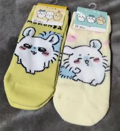 ちいかわ しまむら 靴下 モモンガ 23-25cm 2足セット 新品 ナガノ