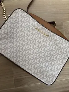 MICHAEL KORS ショルダーバッグ ホワイト/ブラウン