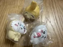 ちいかわ　ソフビフィギュア 4 うさぎ　モモンガ　ライトクリップ