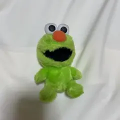 セサミストリート エルモ グリーン ぬいぐるみキーホルダー