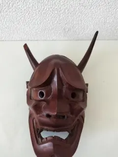 神楽面 お面 魔除け面 陶器製 - メルカリ