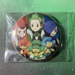 ポケモン　ポケセン　イッシュトレーナー　缶バッジ　ポッド　デント　コーン