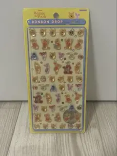 ボンボンドロップシールミニ　くまのプーさん　ディズニー