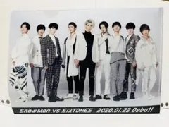 SixTONES VS SnowMan 2020.01.22 クリアファイル