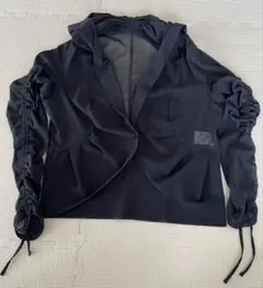 【美品】HIROKO KOSHINO シースルーシャツ　サイズ40のサムネイル