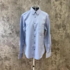 ✨MEYER&MEYER✨ワイシャツ♡ボタンダウンシャツ♡長袖♡ブルー系♡(M)