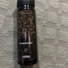 スターバックス ステンレスボトル 水筒 フラグメント レオパード　黒 スターバックス ステンレスボトル 水筒 フラグメント レオパード 黒