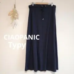 チャオパニック ティピー【F】ロングスカート ウエストゴム 台形 後ろスリット
