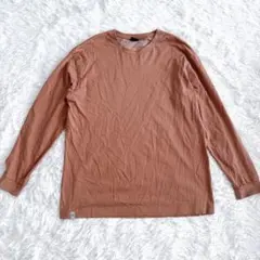 ワークマン ファインドアウト 長袖Tシャツ ロンT L オレンジ 綿 コットンのサムネイル