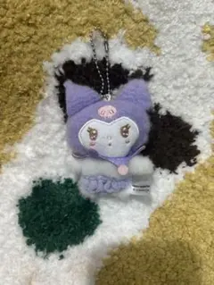 サンリオのキャラクター マスコット ぬいぐるみ　クロミ
