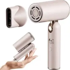 Kemolpoドライヤー 大風量 高速ヘアドライヤー 速乾 軽量 折りたたみ