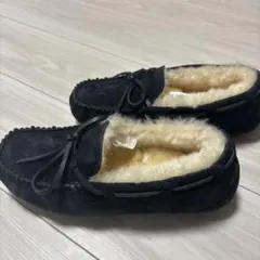 EMU Australia カーリーファーモカシン 黒 - メルカリ