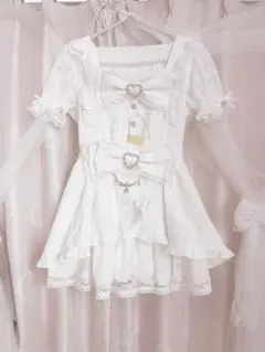 ♡リズリサ♡フロントカシュクールBIGリボンセットアップ