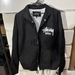 STUSSY大阪限定 ブラックナイロンジャケットMステューシー コーチジャケット